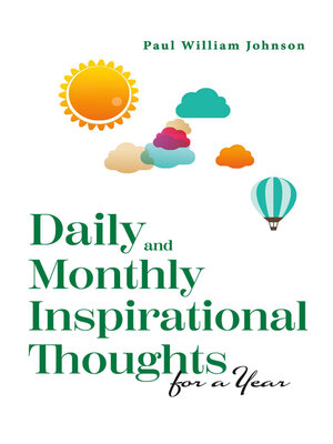 cover image of Daily and Monthly Inspirational Thoughts for a Year